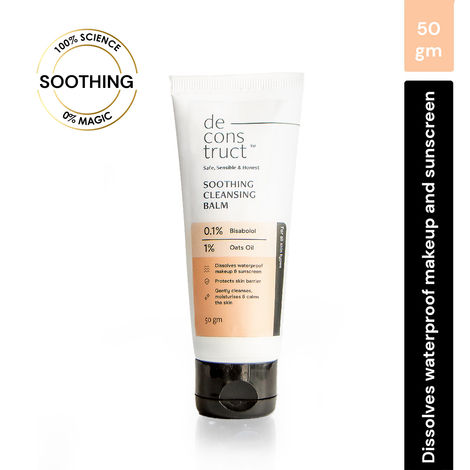 Buy Deconstruct Soothing cleansing balm - 0.1% bisabolol and 1% Oats Oil (50 gm)-Purplle
