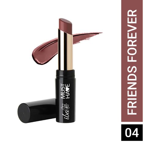 Buy Iba Must Have Transfer Proof Ultra Matte Lipstick Shade 04 Friends Forever, 3.2g | Enriched with Vitamin E and Cocoa Butter | Highly Pigmented and Long Lasting Matte Finish | Waterproof | 100% Vegan-Purplle