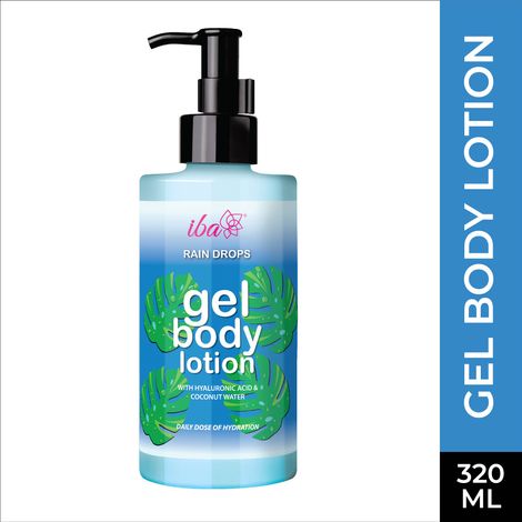 Buy Iba Rain Drops Gel Body Lotion l Non Sticky l Deep Hydration| All Skin Types | 100% Vegan | Paraben & Mineral Oil Free-Purplle