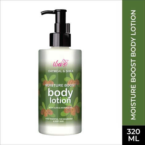 Buy Iba Oatmeal & Shea Moisture Boost Body Lotion l Deep Moisturization for Winters | Normal to Dry Skin | 100% Vegan-Purplle