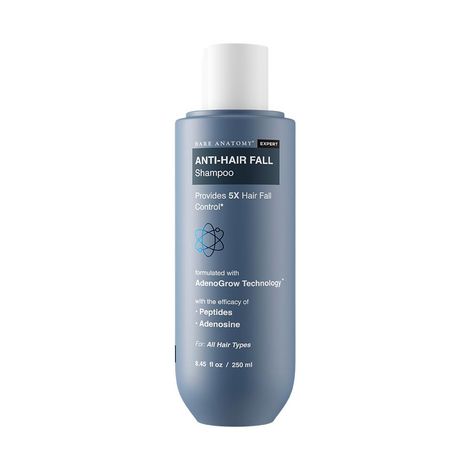 Buy Bare Anatomy Anti Hair-Fall Shampoo with Adenosine & Peptides| Sulphate & Paraben Free (250 ml)-Purplle