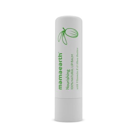 Buy Mamaearth Nourishing 100% Natural Lip Balm with Vitamin E and Shea Butter - 4 g-Purplle
