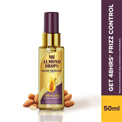Buy Bajaj Almond Drops Almond Drops Hair Serum with Oil 50 ml-Purplle