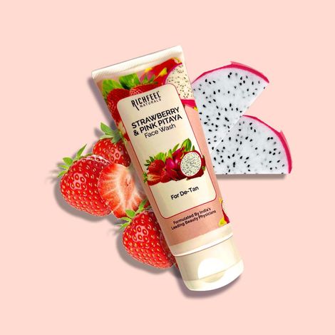 Buy Richfeel Strawberry & Pink Pitaya Face Wash 100 gm-Purplle