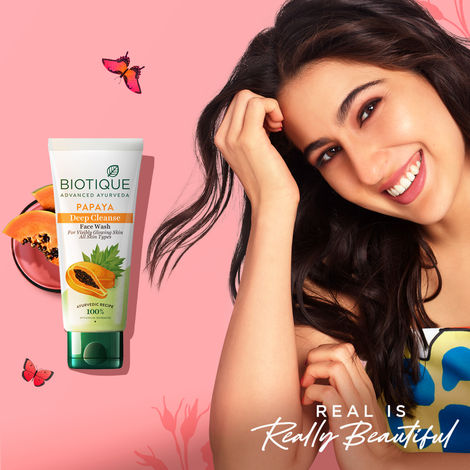Buy Biotique Papaya Deep Cleanse Face Wash (100 ml X 2)-Purplle