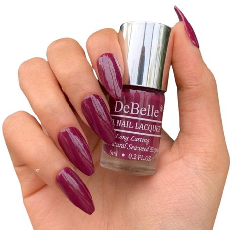 Buy DeBelle Gel Nail Lacquer Carolyn Charisma (Dark Majenta) - (6 ml)-Purplle