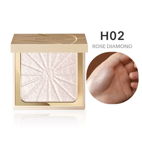 Buy IMAGIC PROfessional RADIANT HIGHLIGHT AND BLUSHER FA130-H02 Rose diomond-Purplle