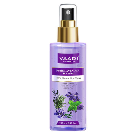 Buy Vaadi Herbals Lavender Water -100% Natural & Pure Skin Toner (250 ml)-Purplle