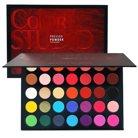 Buy Beauty Glazed Color StudioÂ Pressed Powder Eyeshadow - 63 gm-Purplle