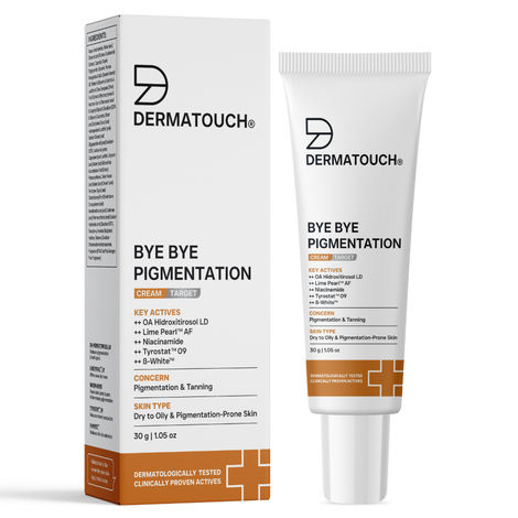 Buy DERMATOUCH Bye Bye Pigmentation Removal Cream for Women/Men with Niacinamide - 30G-Purplle