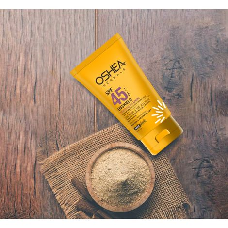 Buy Oshea Herbals SPF 45 PA +++ UV Shield Mattifying Gel Cream - 120 gm-Purplle