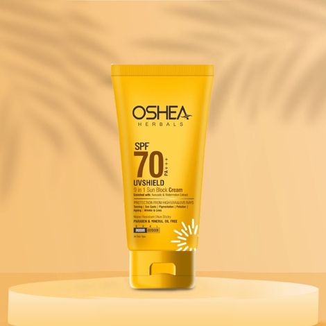 Buy Oshea Herbals UVSHIELD 9 In 1 Sun Block Cream SPF-70 PA+++-Purplle