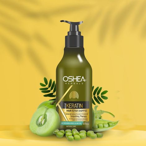 Buy Oshea Herbals Keratin Hair Repair Shampoo 300 ml-Purplle