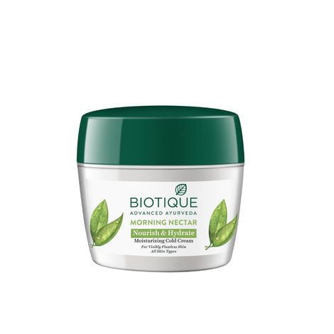 Buy Biotique Morning Nectar Nourish & Hydrate Moisturizing Cold Cream (175 g)-Purplle