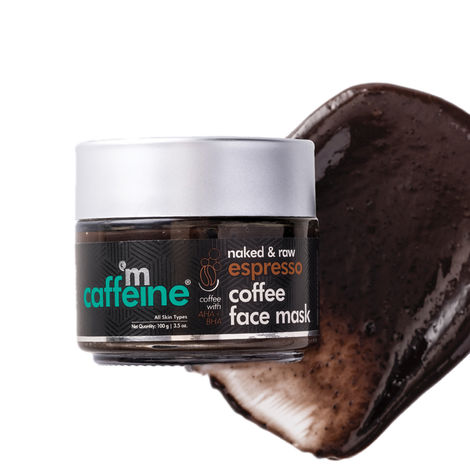 Buy mCaffeine Exfoliating Espresso Coffee Face Mask for Women & Men | Face Pack with Natural AHA+A BHAA for All Skin Types | Removes Blackheads, Whiteheads & Dirt for a Glowing Skin (100 gm)-Purplle