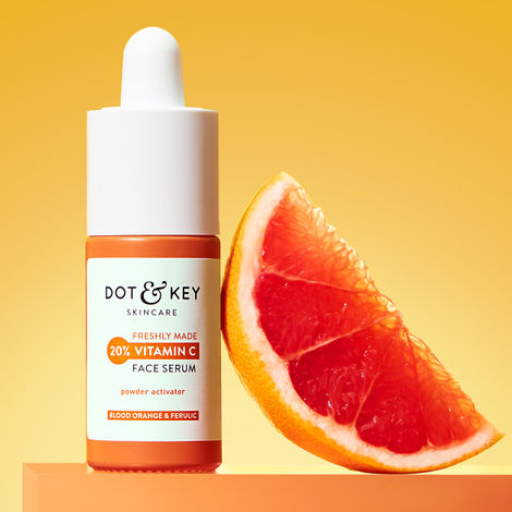 Buy Dot & Key 20% Vitamin C Face Serum (Freshly Made) | With Hyaluronic & Blood Orange For Skin Glow, Fights Pigmentation & Reduce Dark Spots | 25ml-Purplle