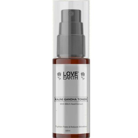 Buy Love Earth Rajni Gandha Toner Face Mist With Tuberose(Rajnigandha) Oil & Mulberry Extract For Tightening Pores & Even Tone-Purplle