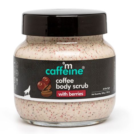 Buy mCaffeine Coffee & Berries Body Scrub | Removes dry & Dead Skin | Fruity Coffee Aroma |Coffee Body Scrub 200 gm-Purplle
