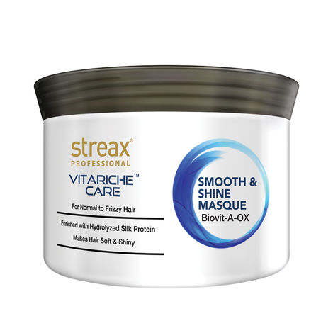 Buy Streax Professional Vitariche Care Smooth & Shine Masque (200 g)-Purplle