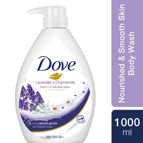 Buy Dove Lavender & Chamomile Go Fresh Body Wash with Relaxing Floral Scent - 1 L-Purplle
