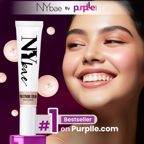 Buy NY Bae PRO Strobe Cream | Primer + Highlighter + Moisturizer | Glowing Korean Skin - Rose Diamond (12 g)-Purplle