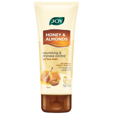 Buy Joy Honey & Almonds Nourishing & Dryness Control Gel Face Wash (100 ml)-Purplle