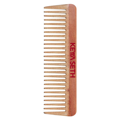 Buy Keya Seth, Neem Wooden Comb Wide Tooth for Hair Growth for Men & Women All Purpose Large Size Perfect Hair Setter.-Purplle