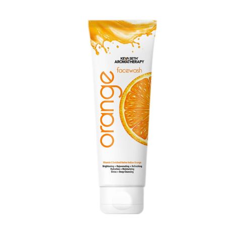 Buy Keya Seth Aromatherapy, Orange Facewash, Vitamin C Enriched, 100ml-Purplle