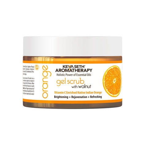 Buy Keya Seth Aromatherapy, Orange Gel Scrub, Vitamin C Enriched, 160gm-Purplle