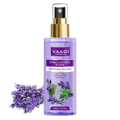 Buy Vaadi Herbals Lavender Water -100% Natural & Pure Skin Toner (110 ml)-Purplle