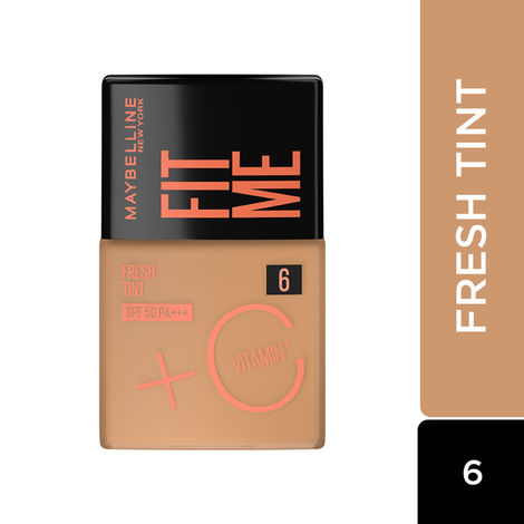Buy Maybelline New York Fit Me Fresh Tint With SPF 50 & Vitamin C, Shade 06 | Natural Coverage Skin Tint For Daily Use 30 ml-Purplle