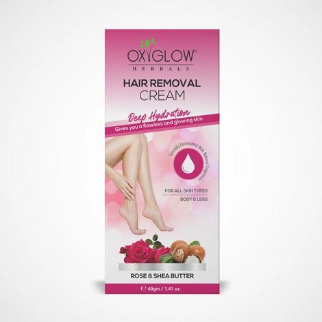 Buy Oxyglow Herbal Hair Removal Cream - 40 gm-Purplle