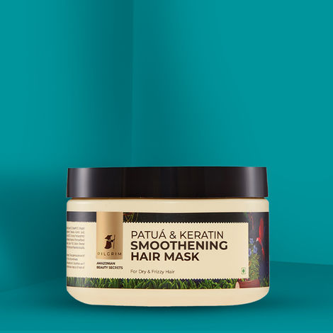 Buy Pilgrim Patua & KeratinA SmootheningA Hair Mask For Dry & Frizzy Hair |Healthy & Shiny Hair| For Women & Men (200 gm)-Purplle