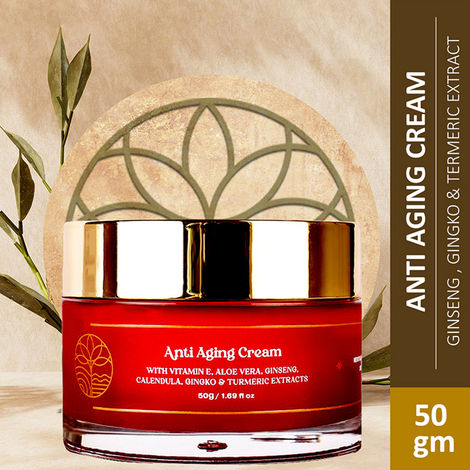 Buy Omeo Anti Aging Cream With Vitamin E,ALoe Vera,Ginseng, Calendla,Gingko & Turmeric Extract For Women 50 gm-Purplle