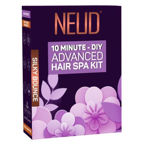 Buy NEUD 4-Step DIY Advanced Hair Spa Kit for Salon-Like Silky Bounce at Home - 1 Pack (40 gm)-Purplle