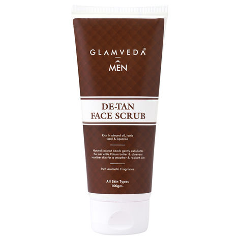 Buy Glamveda Men D Tan Face Scrub (100 ml)-Purplle