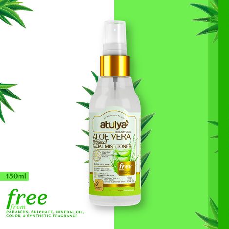 Buy Atulya Aloe Vera Retrieval facial mist Toner 100 ml-Purplle