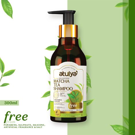 Buy Atulya Matcha Tea Shampoo 300 ml-Purplle