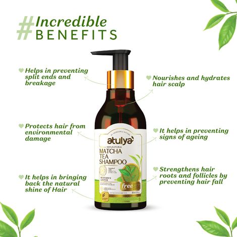 Atulya Matcha Tea Shampoo
