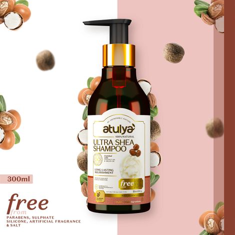 Buy Atulya Ultra Shea Shampoo 300 ml-Purplle