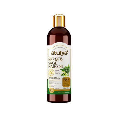 Buy Atulya Neem & Sage Hair Oil 200 ml-Purplle