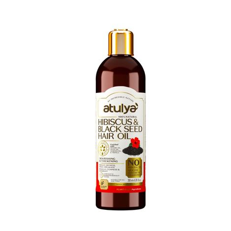 Buy Atulya Hibiscus & Black Seed Hair Oil 200 ml-Purplle
