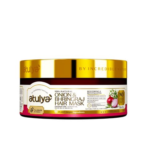Buy Atulya Onion Bhringraj Hair Mask 200 gm-Purplle