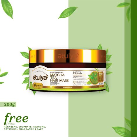 Buy Atulya Matcha Tea Hair mask 200 gm-Purplle