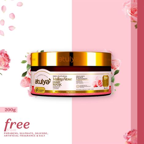 Buy Atulya Valley Rose Hair mask 200 gm-Purplle
