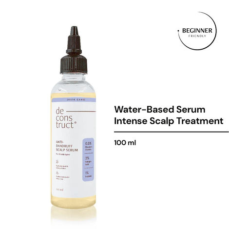 Buy Deconstruct Anti-Dandruff Scalp Serum - 0.5% Piroctone Olamine + 2% Salicylic Acid + 1% Prebiotic (100 ml)-Purplle