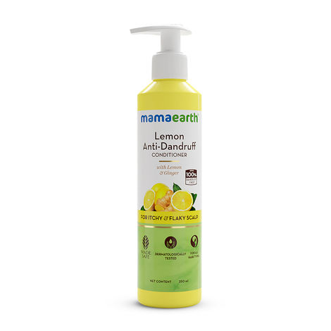 Buy Mamaearth Lemon Anti-Dandruff Conditioner with Lemon & Ginger for Soft & Smooth Hair (250 ml)-Purplle