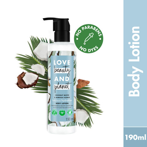 Buy Love Beauty & Planet Coconut Water & Mimosa Flower Body Lotion (190 ml)-Purplle