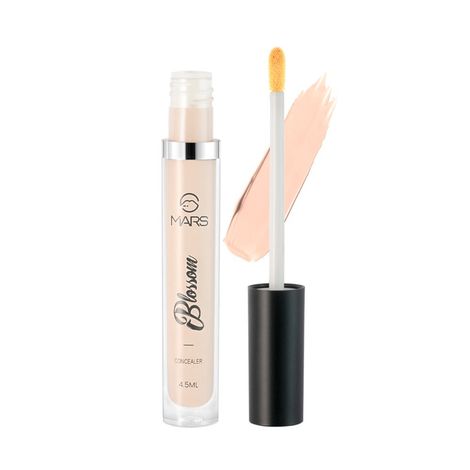 Buy MARS Blossom liquid Concealer | Lightweight With Full Coverage | Highly Blendable Concealer for Face Makeup | Crease Resistant Formula (4.5 ml) (Medium Beige)-Purplle