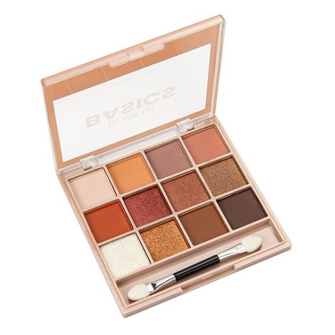Buy MARS 12 Shades Back to Basics Eyeshadow Palette with Free Applicator | Matte | Shimmer | Beginner Friendly & Long Lasting Eye Shadow Palette (14.4 gm) (Shade-02)-Purplle
